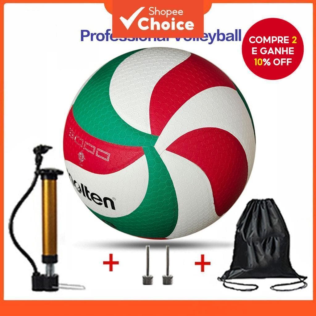 Voleibol PU Durável , Modelo 5000 , Jogo De Treinamento De Vôlei , Tamanho 5 , Bomba + Agulha + Bolsa De Malha , Adequad