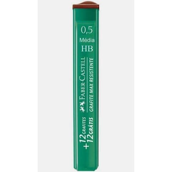 MINAS GRAFITE 0.5 HB + 12 MINAS GRATIS P/ TUBO