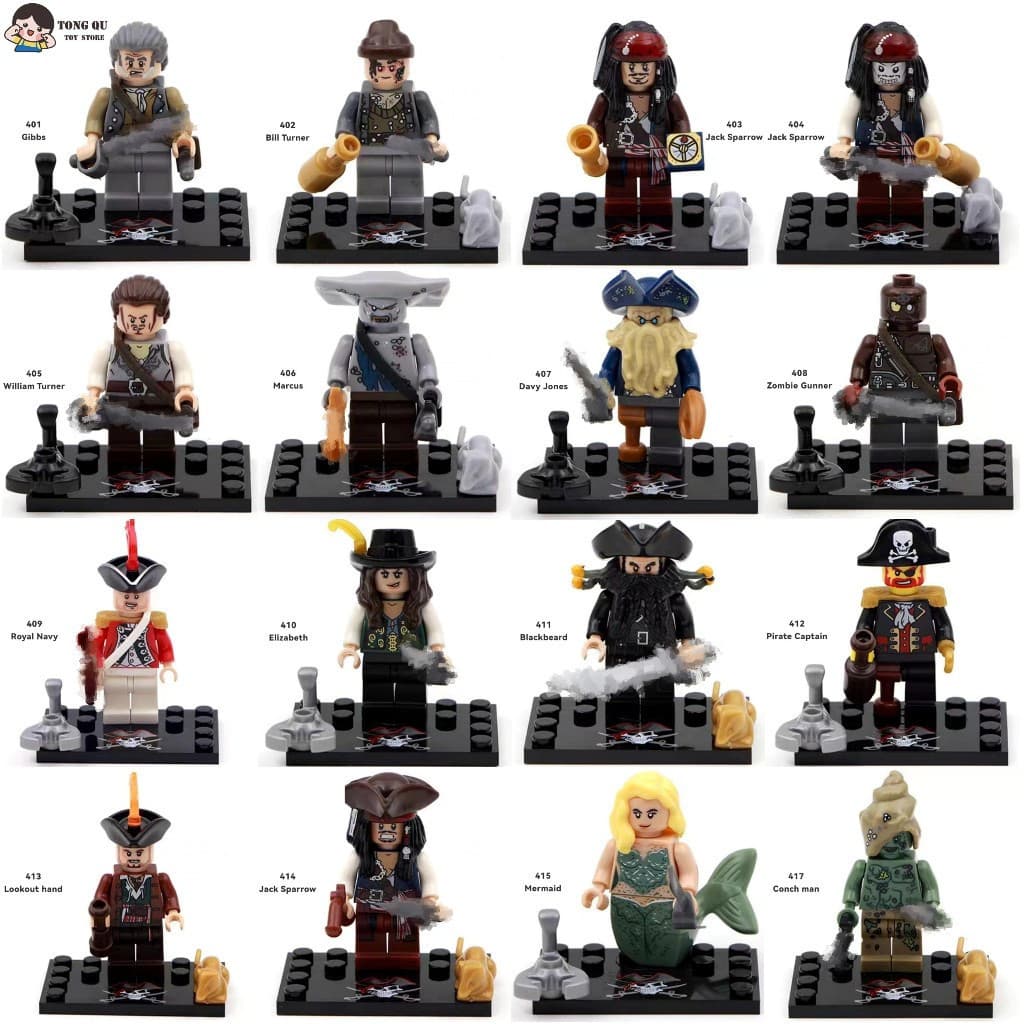 Crianças brinquedos menino presentes decorações de mesa blocos de construção pirata