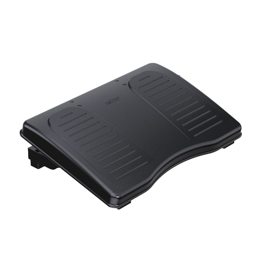 Apoio para Pés Ajustável Reliza Ergolight Preto
