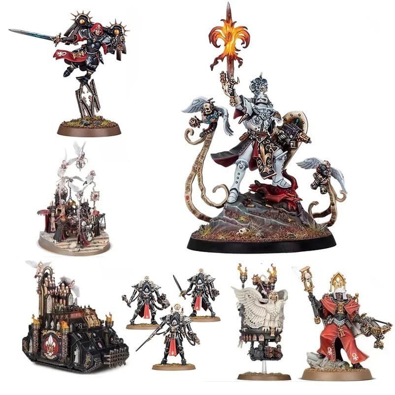 Irmãs Celestian Sacrescente Aveline Battle Sisters Squad , Modelo De Resina (Montado , Sem Pintura)