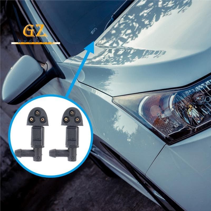 [gzhxdiizi1] 2 Peças Bico De Capô De Pára-Brisa De Carro Com 3 Furos Água Para Limpador De Cruze 2009-2014 94556605