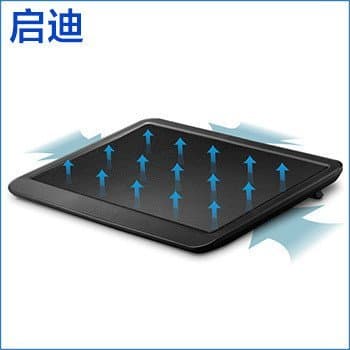 Cooler para Laptop N19, Ventilador de Resfriamento Portátil para Computador, Suporte para Dispositivos de 10 a 14 Polega