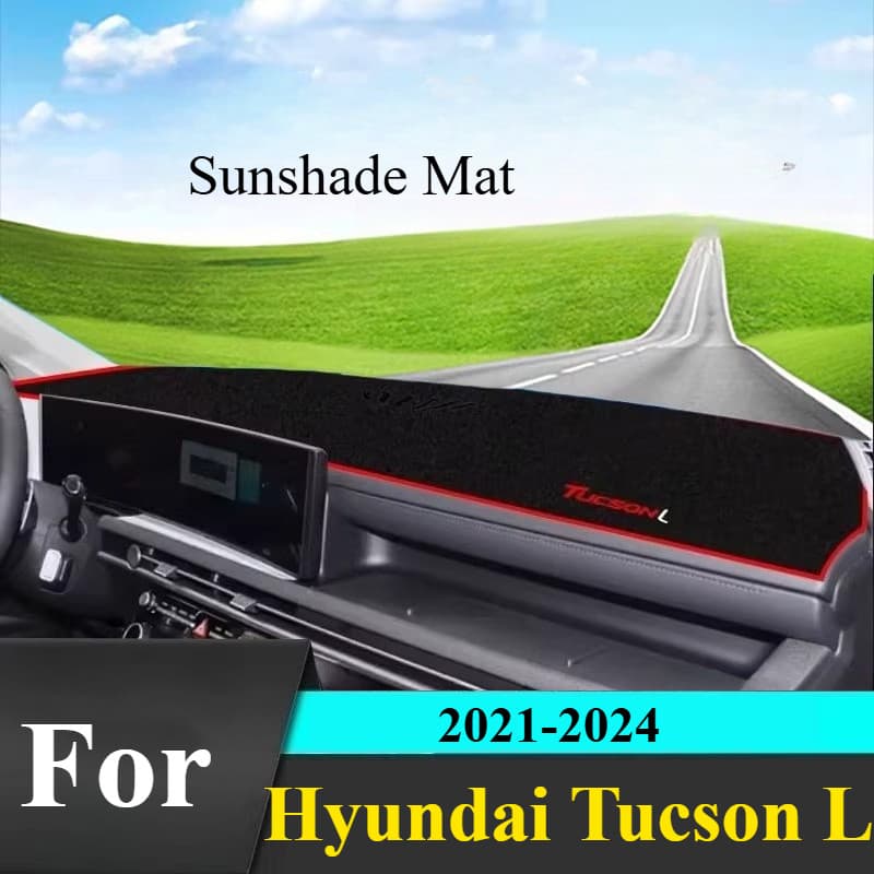 Para Hyundai Tucson L 2021-2024 Guarda-Sol Esteira Veículos Com Volante À Esquerda Resistente Ao Calor Fácil De Limpar