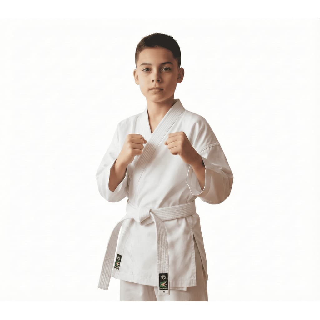 Kimono Karatê Branco com Faixa Gratis Premium