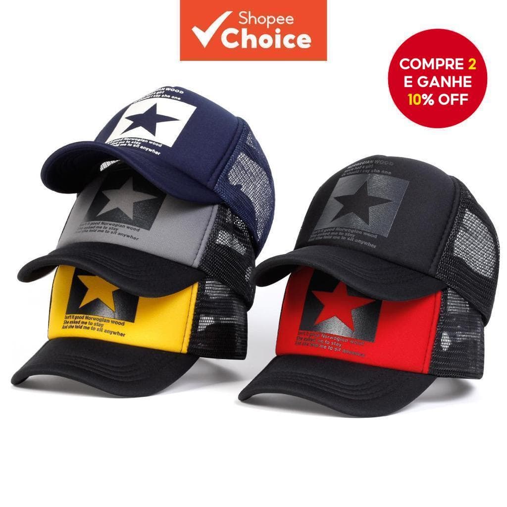 Moda Verão Respirável Proteção Uv Impressão Pentagrama Boné De Beisebol Espaço Algodão Ajustável Esportes Ao Ar Livre Pa