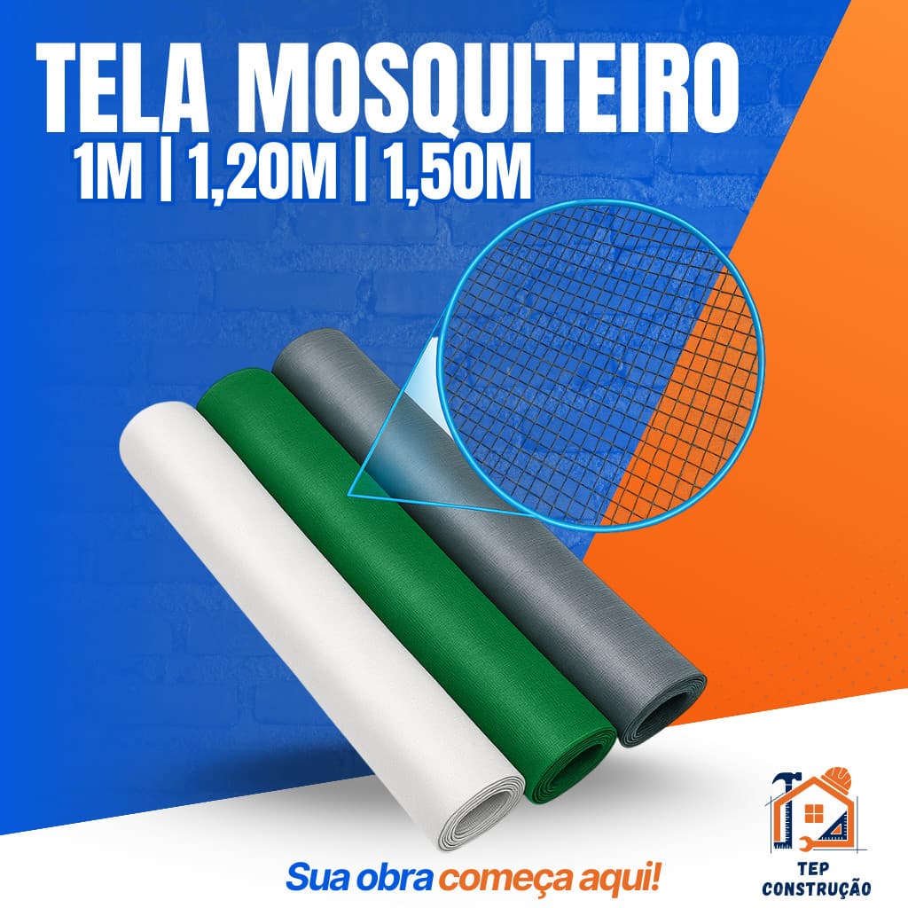 Tela Mosquiteiro Proteção Janela Porta Ultra Forte