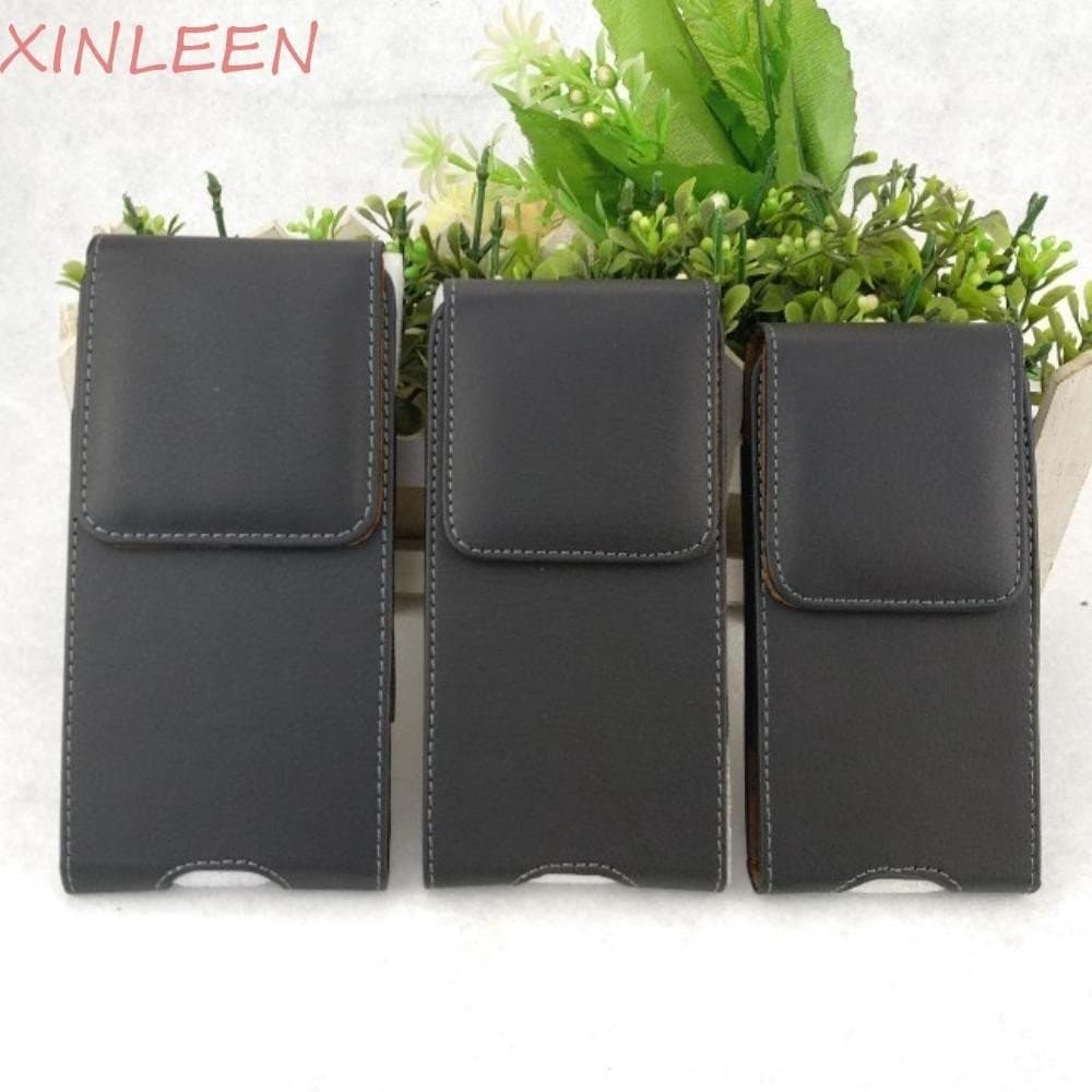 XINLEEN Capa De Couro Para Telefone , Pacote De Cintura , Coldre , Porta-Cartões , Carteira , Multifuncional , Uso Exter