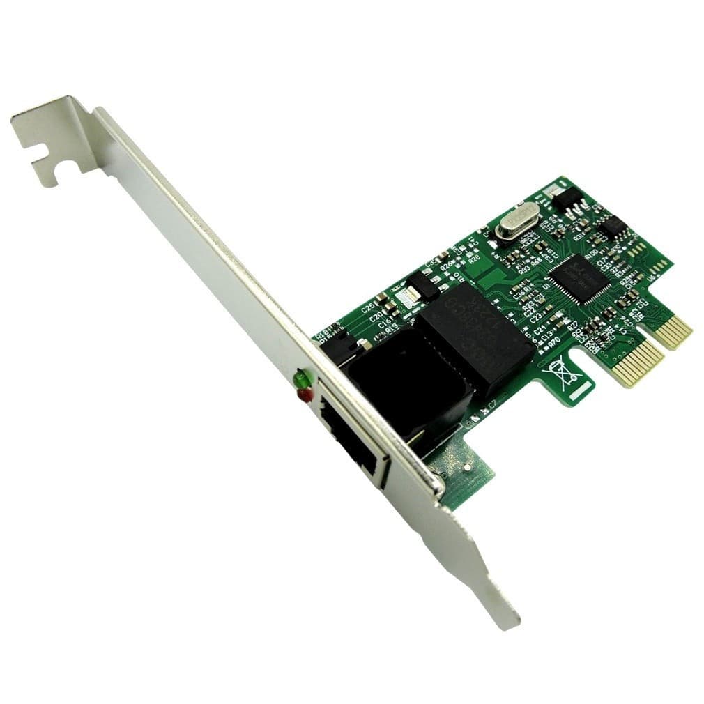 Placa de Rede PCI-E Gigabit 100/1000Mbps | Low Profile | Compatível Windows/Linux