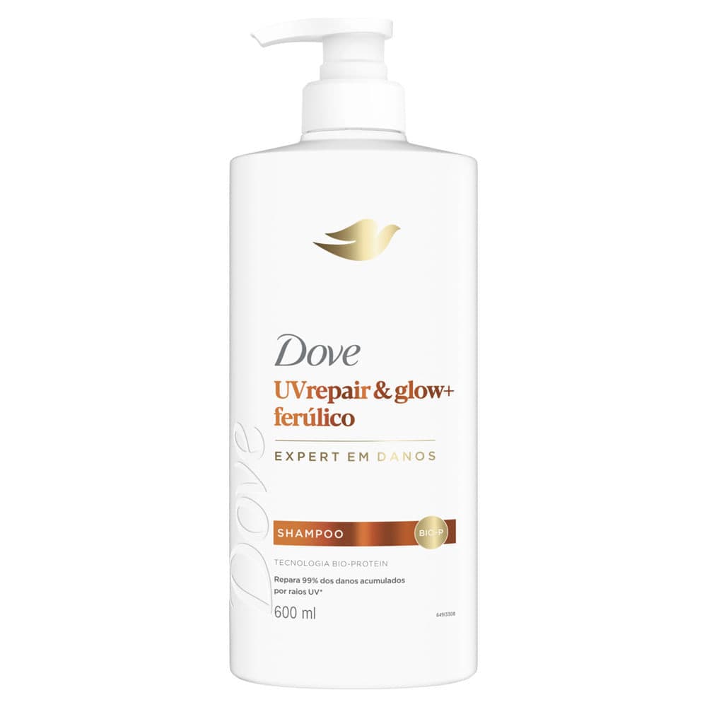 Shampoo Dove Uv Repair & Glow + Ferúlico 600ml