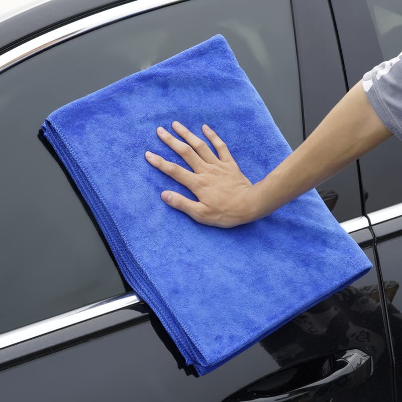 Toalha de carro dedicada sem fiapos, espessada, absorvente, vidro para lavagem de carro, tamanho grande, ferramenta de p