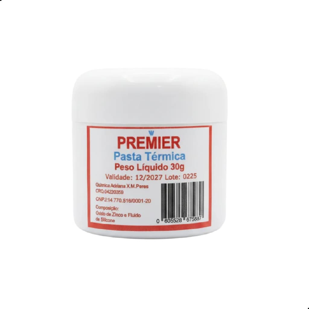 Pasta Térmica Premier 30g P/ Computador Ps3 Ps2 Xbox 360