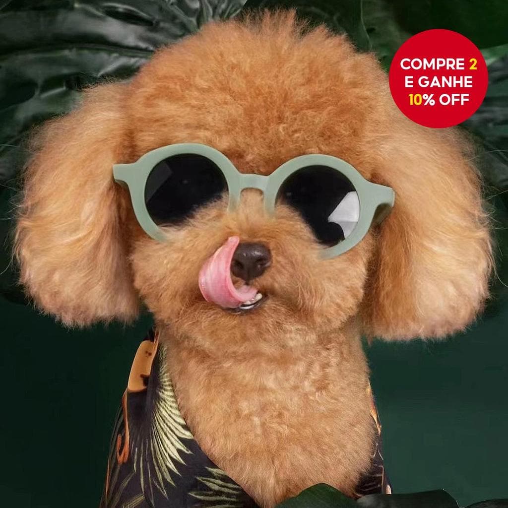  Óculos de sol para animais de estimação com estilo excêntrico, adequado para gatos/cães, óculos para cães.