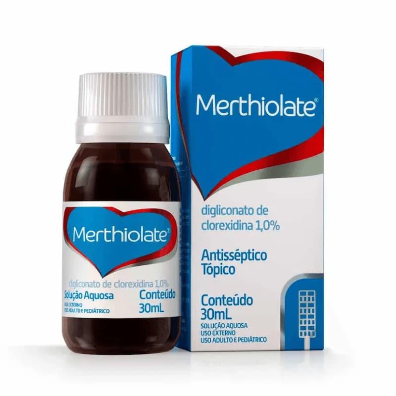 Merthiolate Líquido Antisséptico Para Curativos 30ml