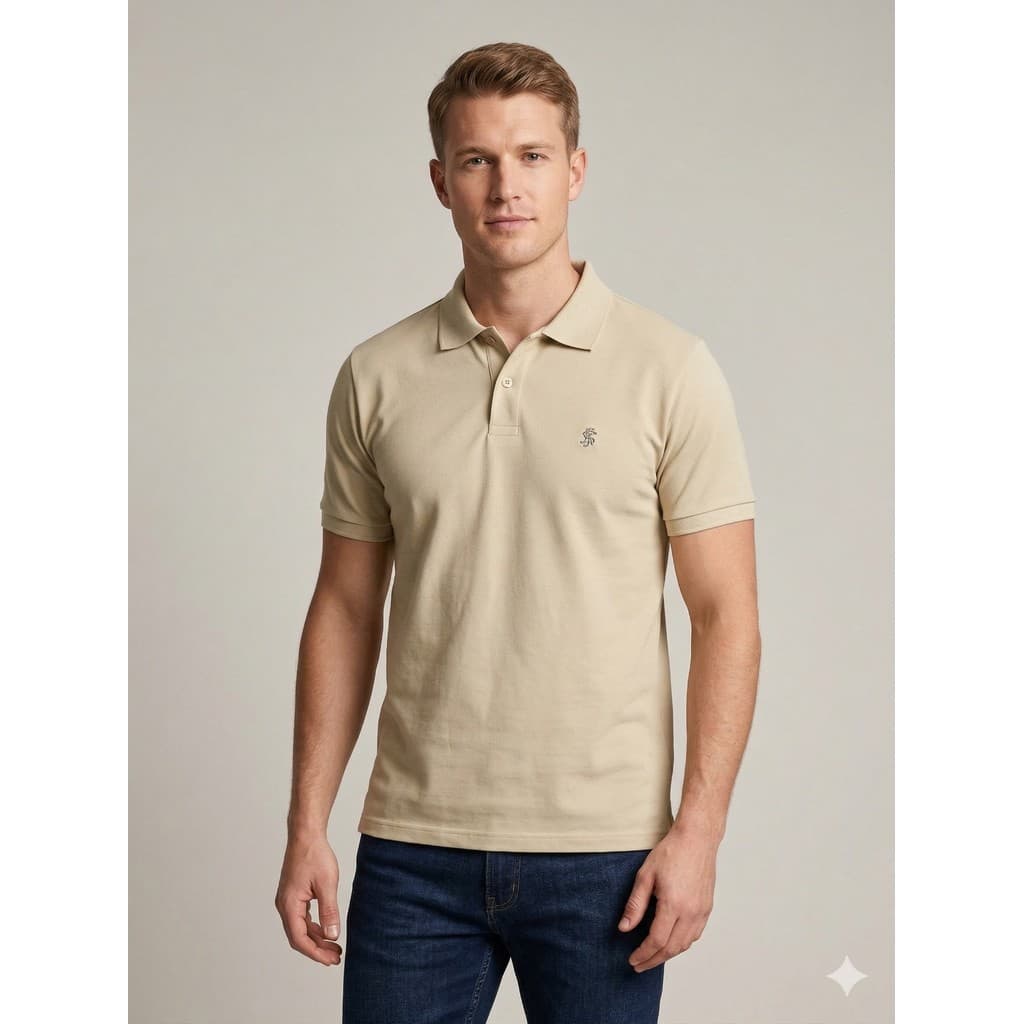 Polo Masculina Premium Manga Curta Casual Confortável
