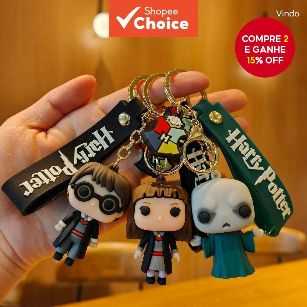 Novo Porta-Chaves Feiticeiro Voldemort Doll Keychain Mochila Estudantil Pingente De Brinquedo Para Crianças