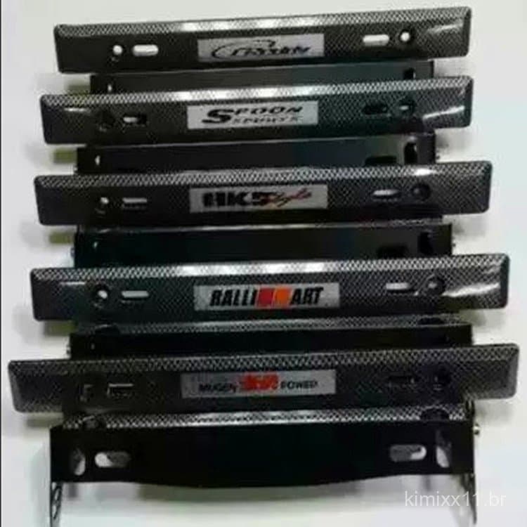 Suporte de placa de carro, suporte de placa, suporte de foto em fibra de carbono, suporte de placa, suporte de conversão
