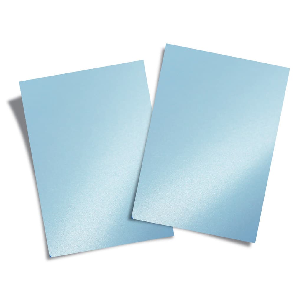 Papel Perola Azul Bebê - A4 180g/m² - 25 folhas
