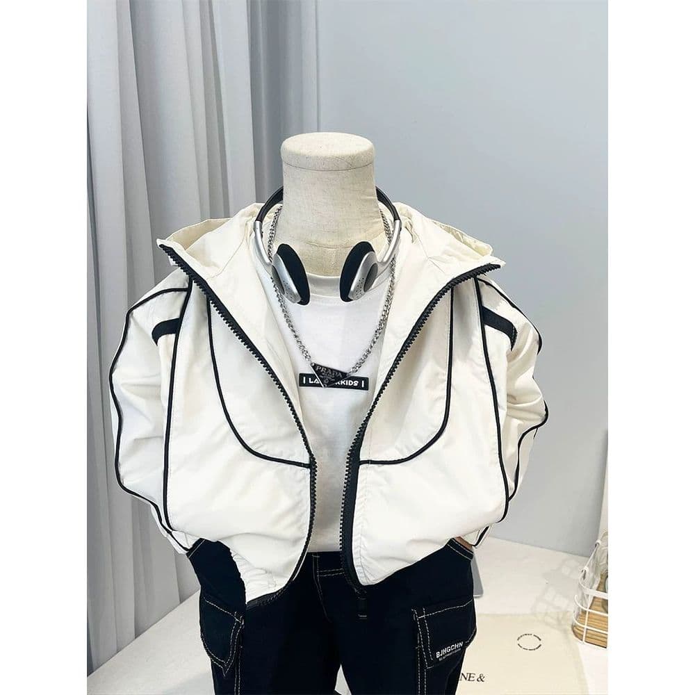 Meninos outono jaqueta esportiva crianças Wear moda All-Match blusão bebê Casual outono jaqueta