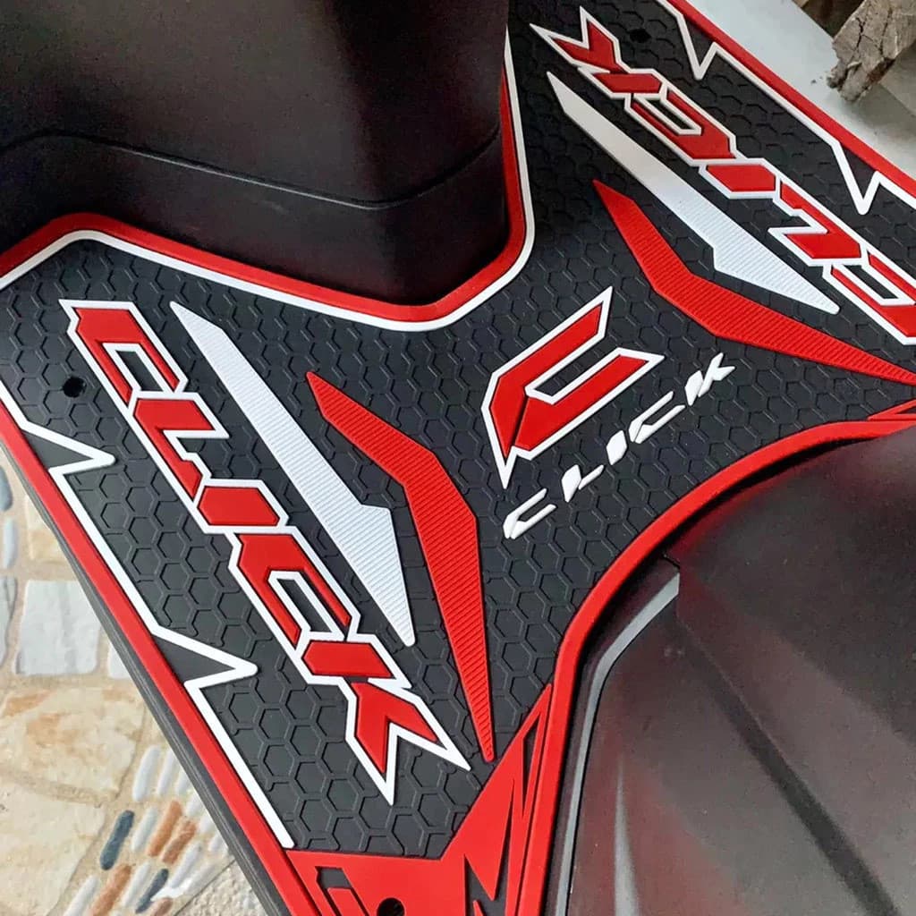 Tapete De Borracha Para Estribo , Honda Click 125i/150i V1 , V2 , Acessórios Motocicleta Clique 125i , Trocador De Jogos