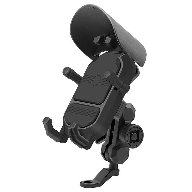 Suporte de telefone móvel à prova de choque para motocicleta, absorção de choque, suporte de navegação para viagem, veíc