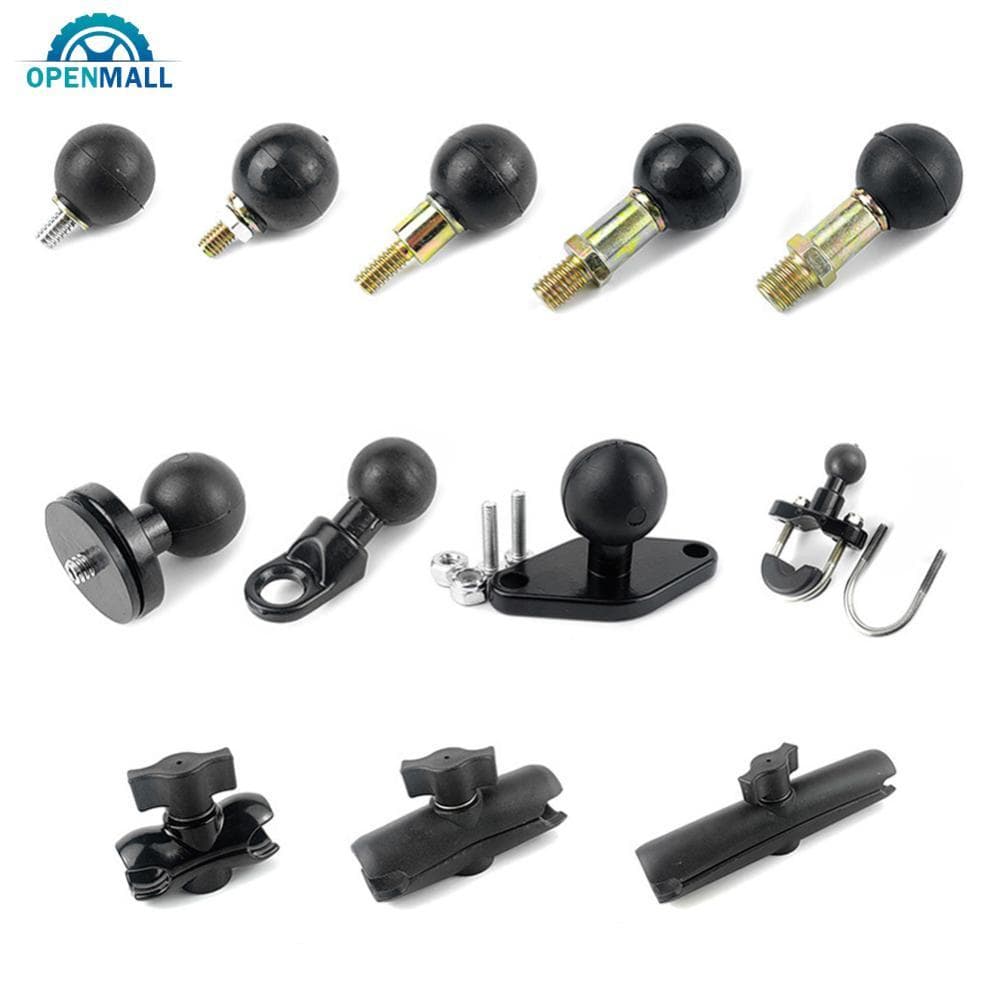 OPENMALL Encosto De Cabeça Do Carro Da Motocicleta 1'Polegada Esférica Para Suporte Telefone GPS Montagem M6 M8 M10 Base