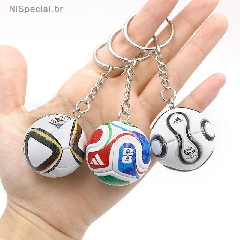 [Nis] 2026 Fãs Europeus Lembrança Chaveiro Couro 3D Futebol Homens Mulheres Bolsa Pingente Acessórios Presente Namorado 