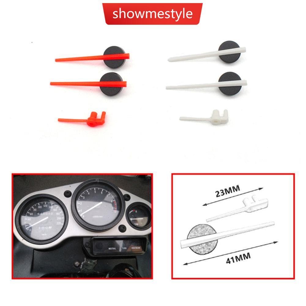 SMS 3 Pçs Motocicleta Velocímetro Ponteiro Agulha Pinos Branco/Vermelho Para Honda CB400 SF VTEC CB-1 Kawasaki ZRX400 Ya