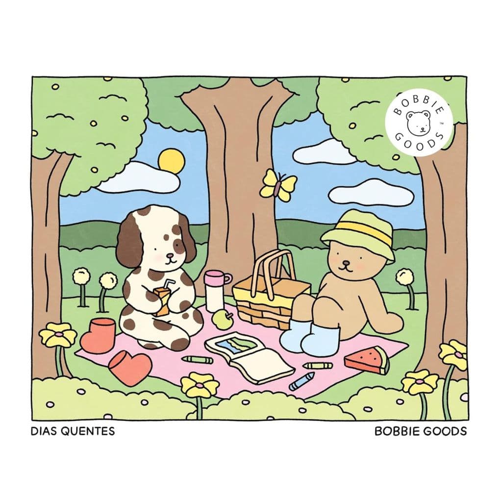 Dias quentes | Bobbie Goods | Livro De colorir Oficial