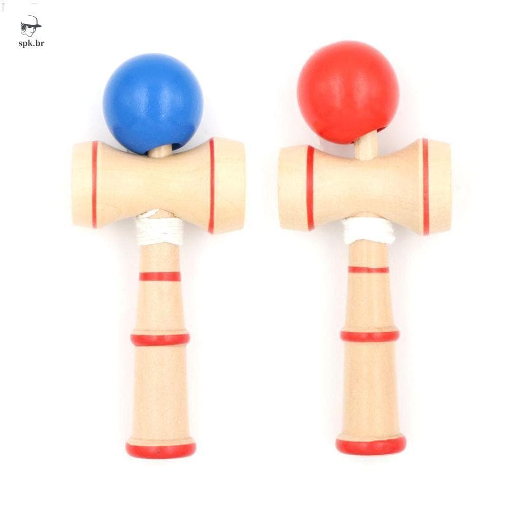 Brinquedo Kendama De Madeira-Jogo De Habilidades Japonesas Para Malabarismo E Treinamento De Equilíbrio