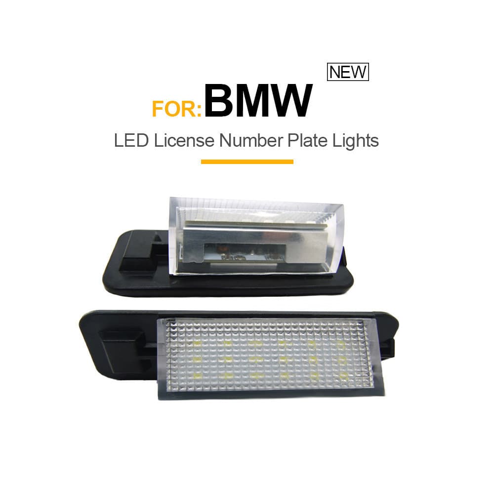 Adequado para 92-98 anos BMW/três séries E36 carro LED luz da placa de licença Plug and Play luz da placa de licença sub