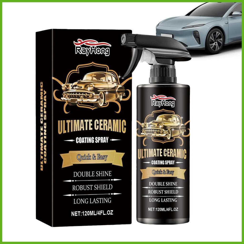 Agente De Revestimento De Carro Protetor De Brilho Hidrofóbico Cerâmico 120ml Detalhando Limpeza Para Veículo cupionbr