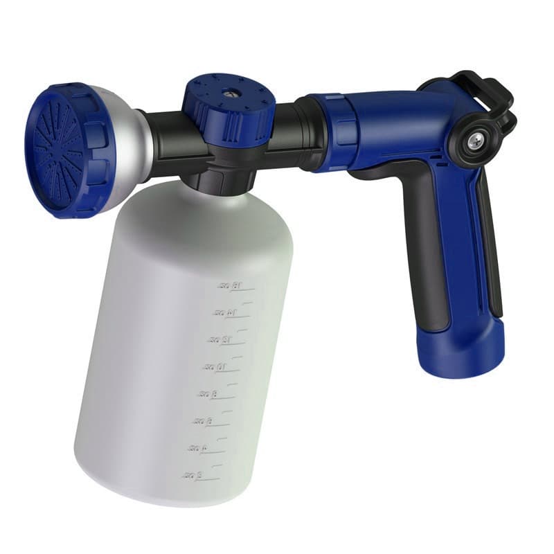 Casa pátio chuveiro plástico de alta pressão lavagem carro água 500ml pote espuma sifão única função água destacável