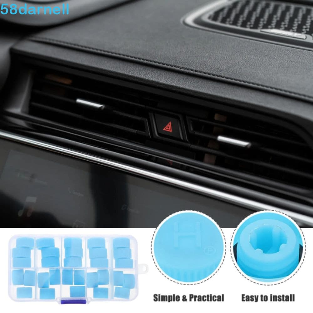 DARNELL Capa Contra Poeira , Conjunto De 30 Peças De Peça De Ar Condicionado Automotivo , Tampa De Porta Lateral Alta E 