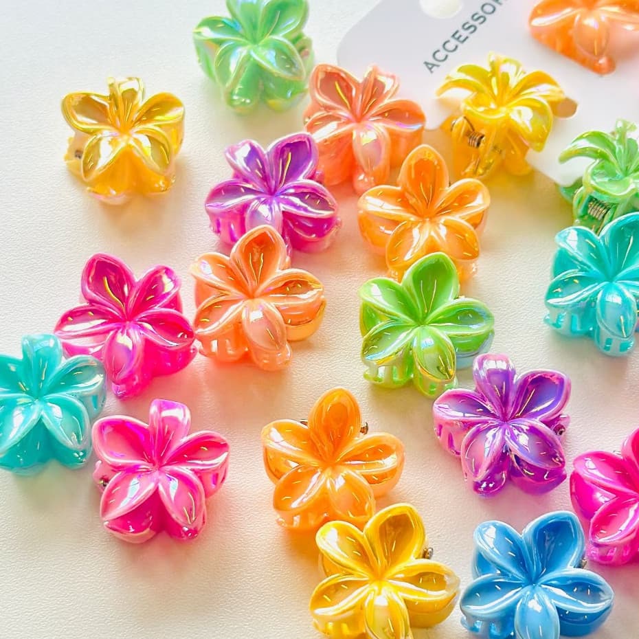 Kit 6 ate 36unidades Mini Presilhas de Cabelo Coloridas e Fofas 2.5cm