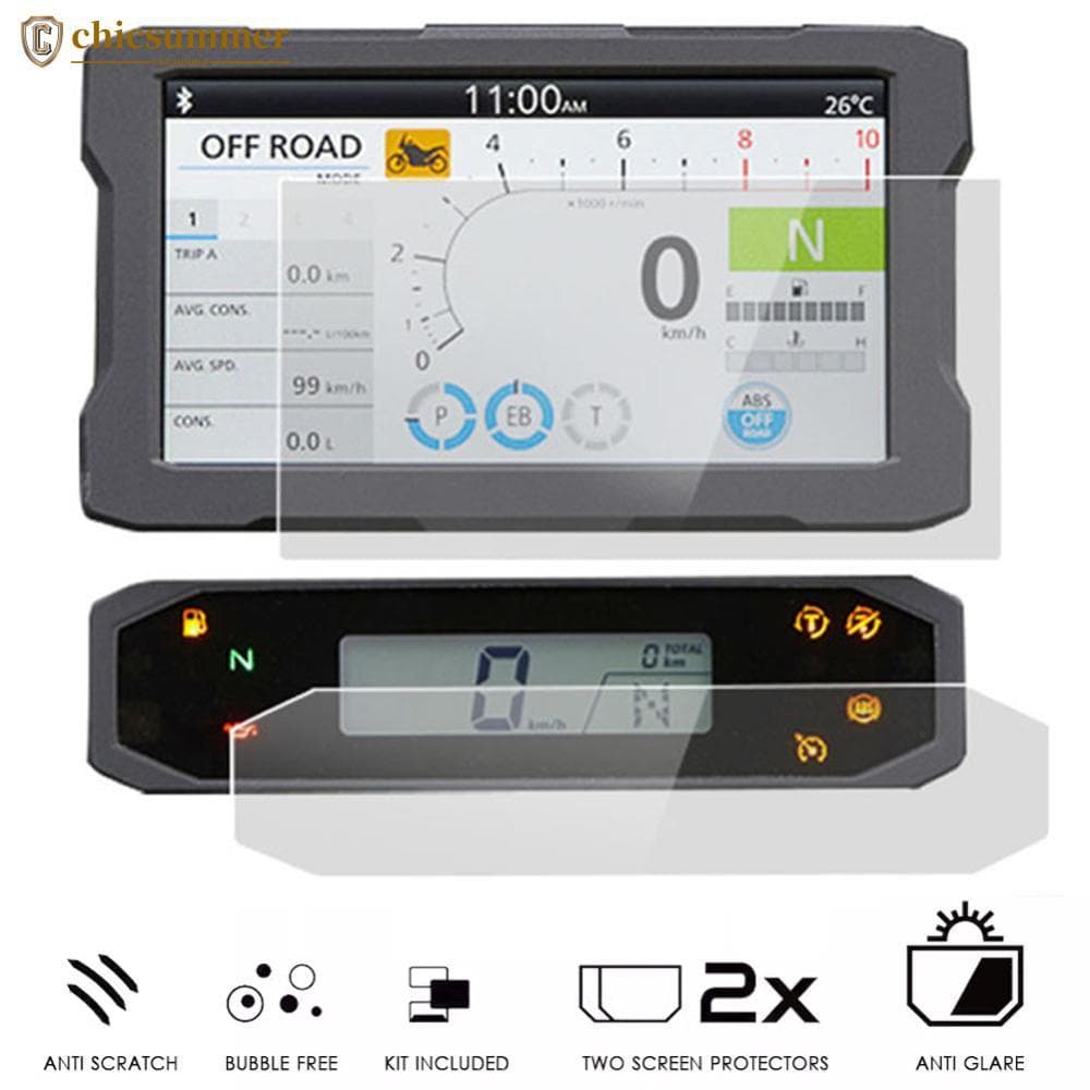 CHICSUMMER 2 Pçs Cluster Filme De Proteção Contra Riscos Instrumento Painel Capa Guarda TPU Para Honda crf1100l CRF1100 