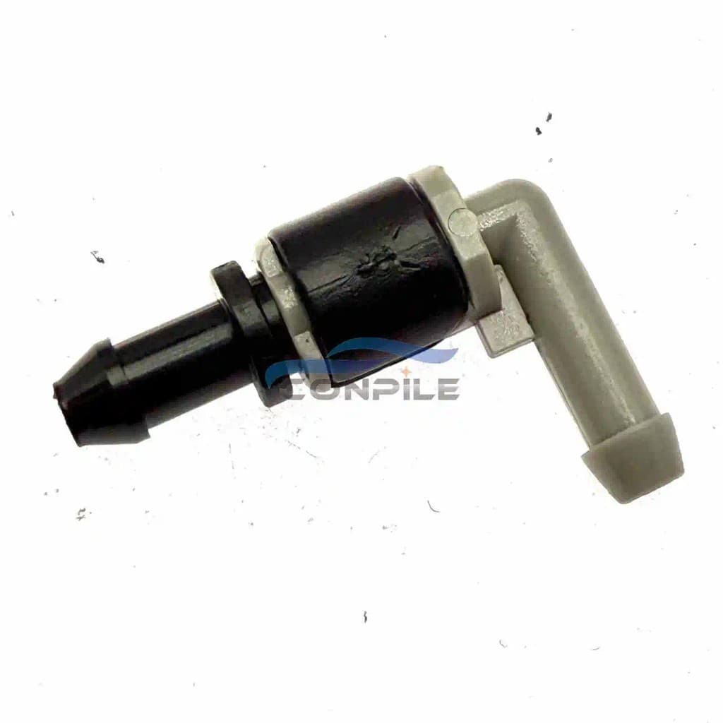 1 Peça Para BMW Spray Tubo Junta Fivela 5 Série Limpador Pára-Brisa Cotovelo motor Bomba De Água