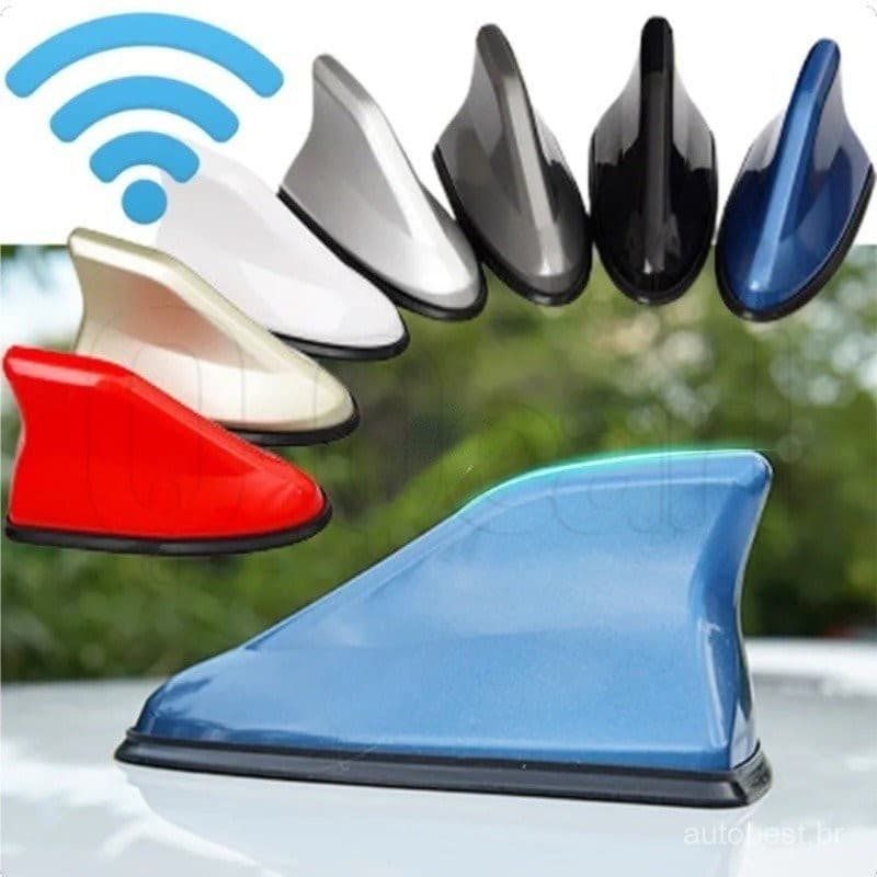 Antena de barbatana de motocicleta Geral Tubarão/Rádio Autoadesiva Modificação Frontal Acessórios de Decoração Traseira 