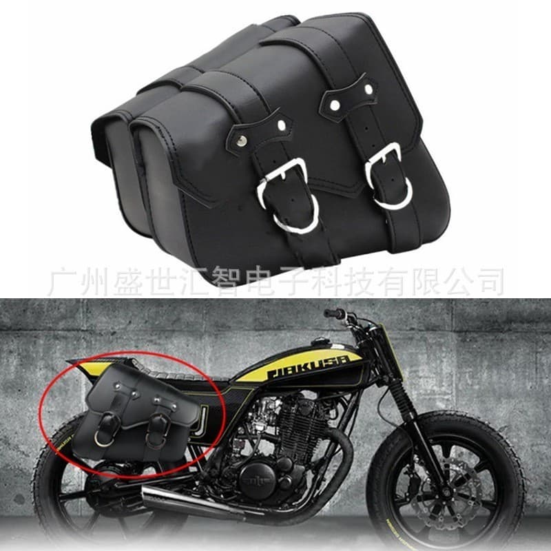 Adequado para motocicleta modificada bolsa lateral de motocicleta caixa lateral bolsa lateral bolsa de ferramentas bolsa