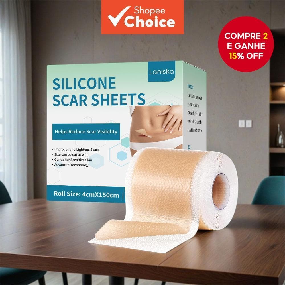 Fita De Cicatriz De Silicone Cirúrgica Suave Longe Remendo Clarear Rugas Acne Queimar Cuidados Com A Pele 150cm 1 Caixa
