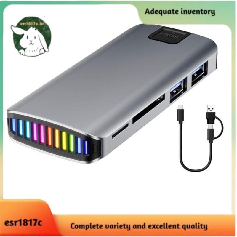 M . 2 Expansion Dock NVMe HUB Gabinete De Disco Rígido Externo 10 Gbps SSD Caso Para Unidade De Estado Sólido M2