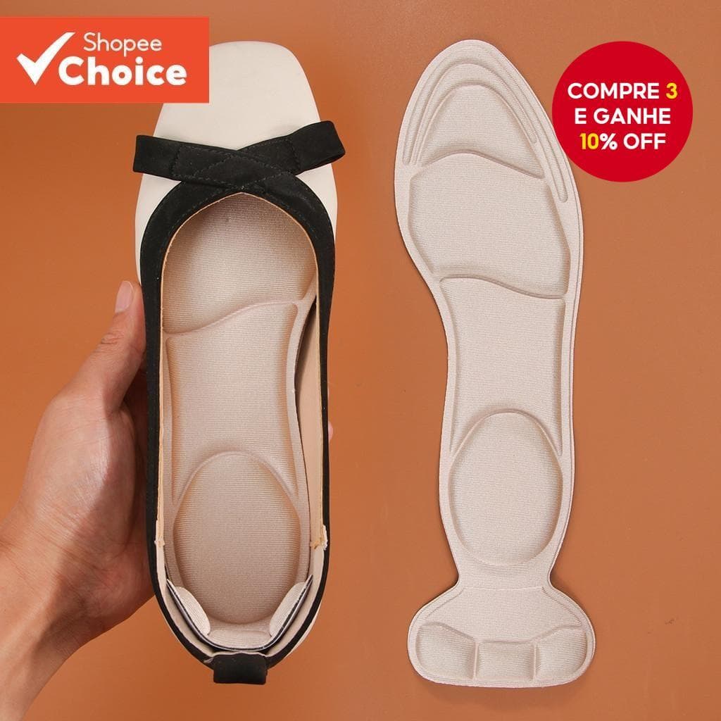 1 Par De Palmilhas De Calcanhar , Sapato , Almofadas Sapatos De Esponja Com Inserções De Salto Alto Para Soltos , Dor Me