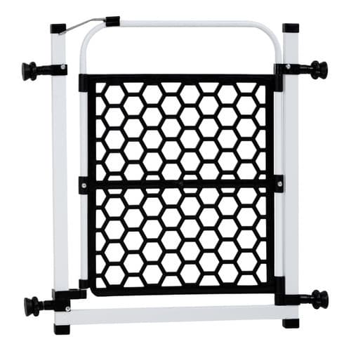 Portãozinho Compacto Para Pets E Bebês De Pressão 78cm Á 83cm Pet Útil