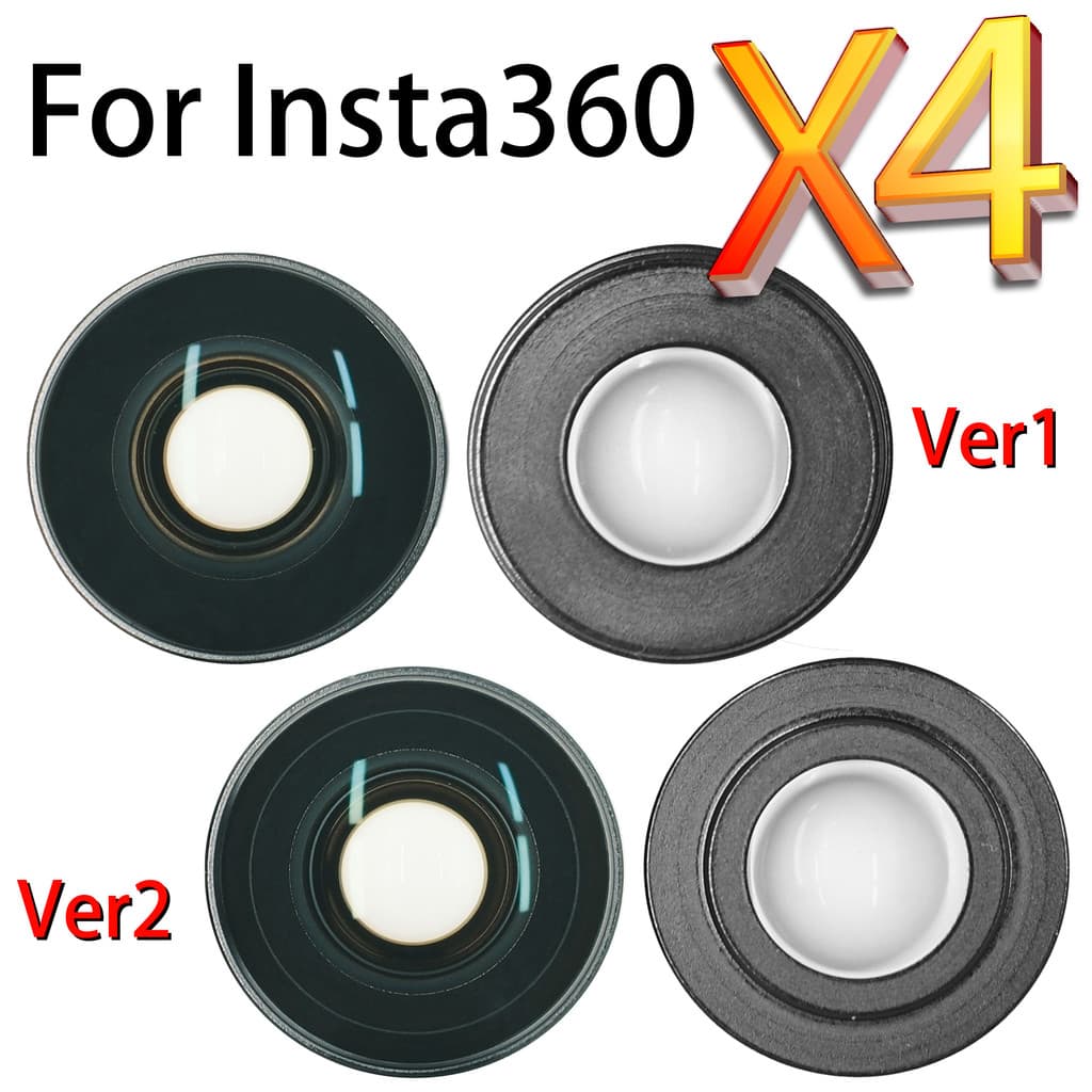 Lente De Câmera De Substituição Para Ação Insta360 X4 , Preta , Compatível Com Insta360 ONE Acessórios De Peças De Repar