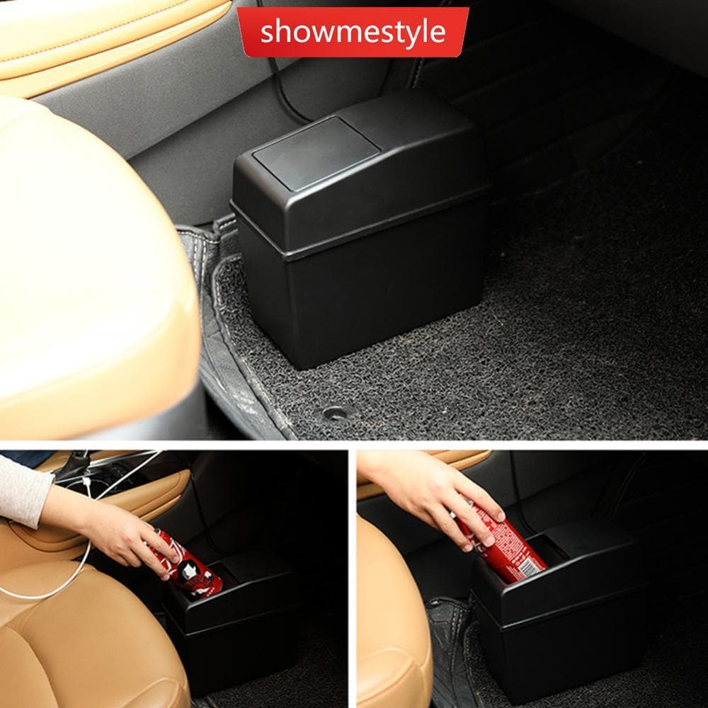 SMS Caixa De Armazenamento Com Fenda Para Assento De Carro , Lata De Lixo Interna Automática Escritório , Casa , Cozinha