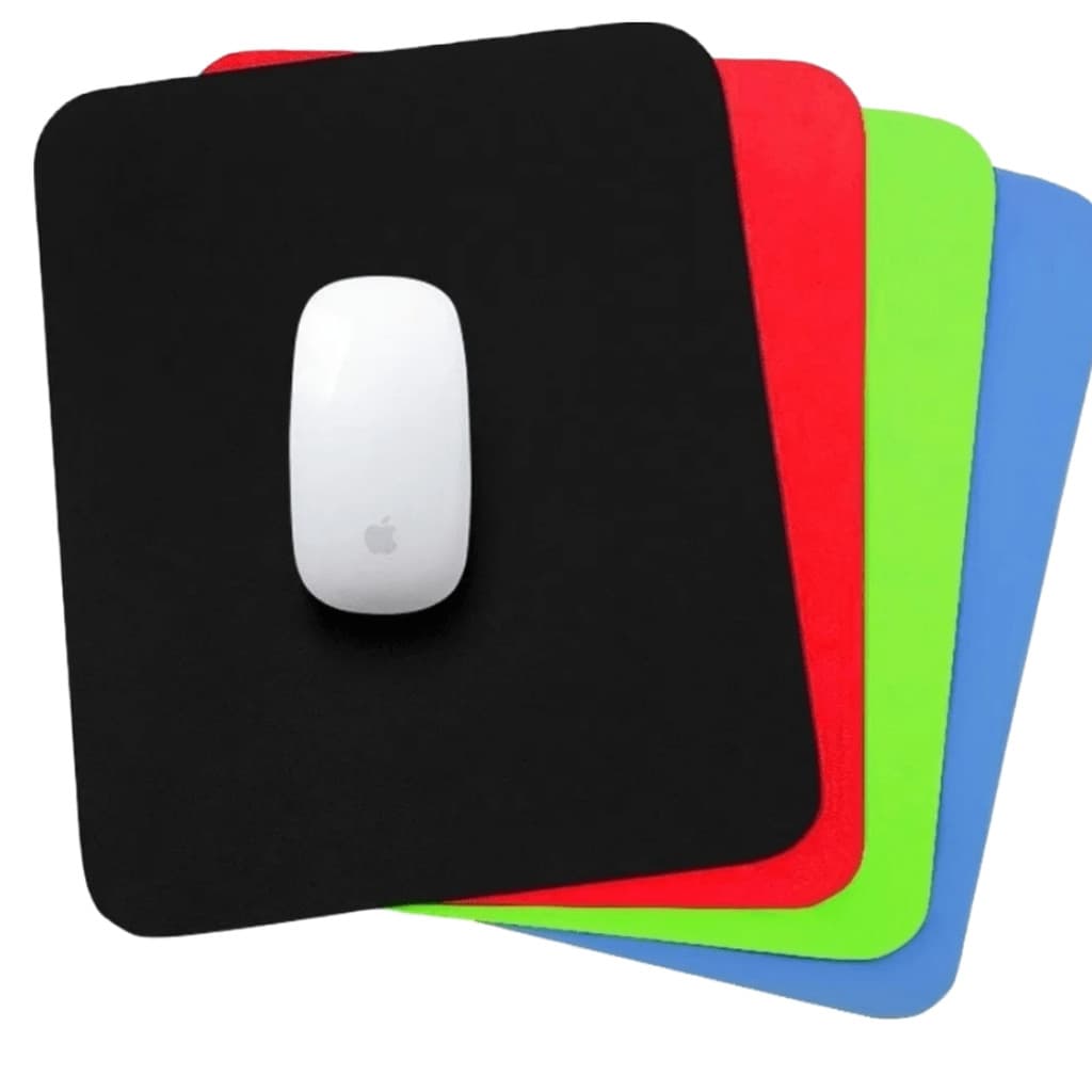 Mousepad colorido barato emborrachado tecido qualidade mouse pad