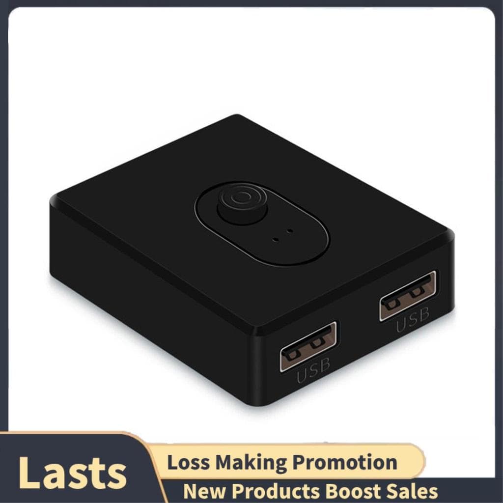 USB 3.0 KVM Switch 1X2/2X1 Switcher Para Laptop Computador Impressora Teclado Mouse ABS , B