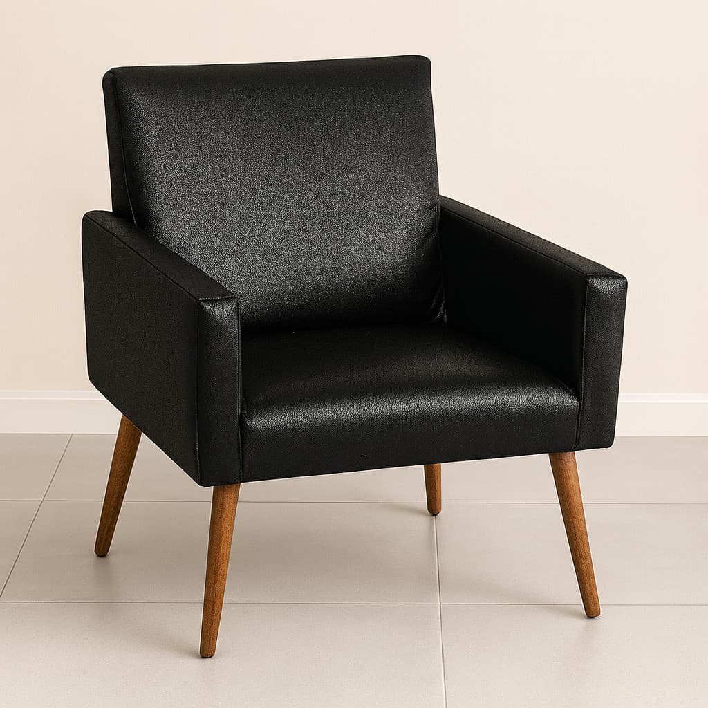 Capa para Poltrona decorativa Sala Nina – Malha Acetinada com Brilho | Diversas Cores