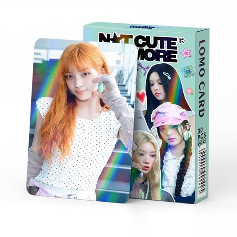 30 Peças Cartões Postais Holográficos ILLIT Não Fofos Bomba Cherish My Love Vou Gosta De Você Lomo YUNAH MINJU MOKA WONH
