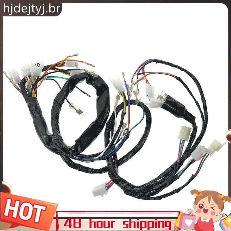 Chicote Elétrico Para Wangjiang GN250 GN 250 250cc 3661038301 Linha De Cabo De Fio Principal Motocicleta